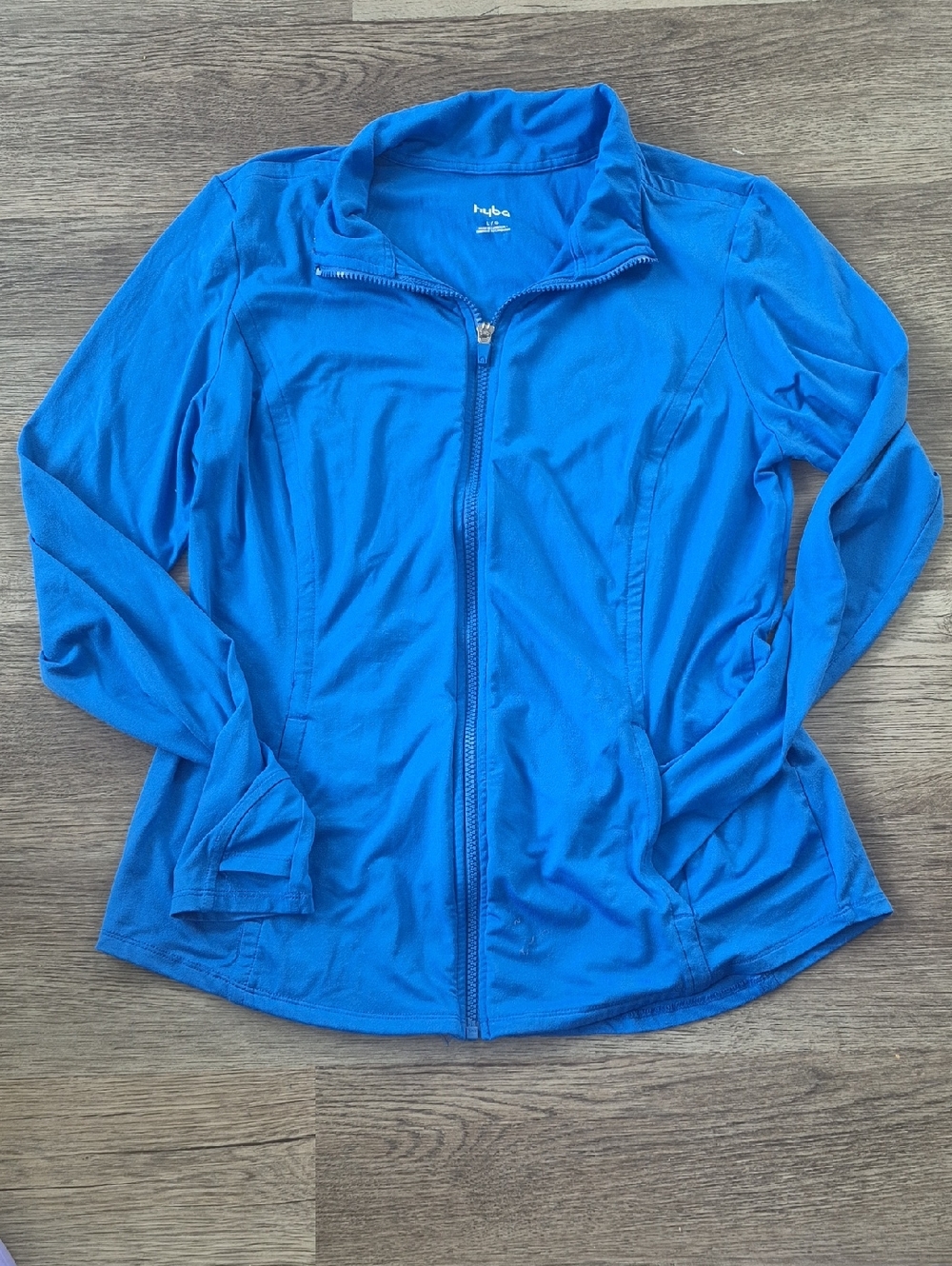 Hyba Sizw Large Women’s Blue Zip-Front Vest